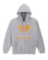 Bluza z kapturem Dzień Nauczyciela Geografia Mapa Prezent Szara L