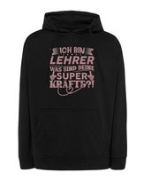 Bluza z kapturem Dzień Nauczyciela Niemiecki Lehrer Czarny XL