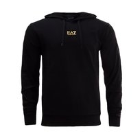 Bluza z kapturem EA7 Emporio Armani Futer Regular Fit Czarna - 8NPM32PJVRZ-M