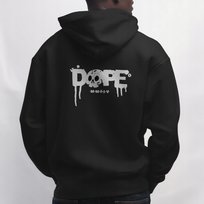 Bluza z kapturem (hoodie) DOPE Skull - czarna, streetwear, unisex L
