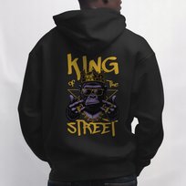 Bluza z kapturem HOODIE oversize - King of the Street, streetwear S