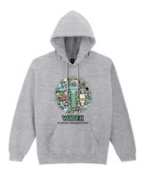 Bluza z kapturem Hydraulik Personalizowana Ilustracyjna Szara XXL