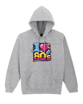 Bluza z kapturem I love the 80s Lata 80 Vintage Szara L