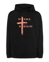 Bluza z kapturem Jezus Krzyż Wiara ponad Strach Czarny XXL