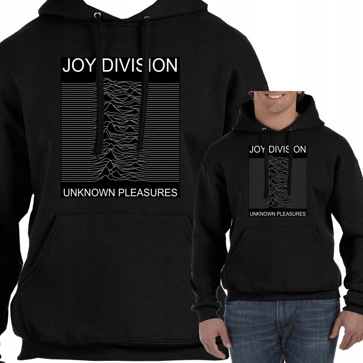 Horloge Murale En Vinyle Recyclé - Silhouette Ian Curtis (Joy Division) - Style Rock Post-punk