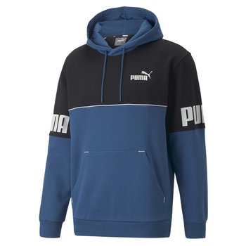 Bluza z kapturem męska Puma Power Colorblock niebieska 84980717-M - Inna marka