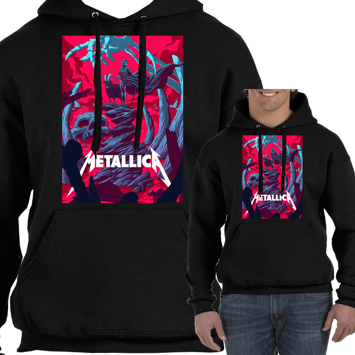Bluza Z Kapturem Metallica Prezent Metal S 3070 Inna marka Moda
