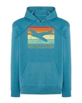 Bluza z kapturem Myśliwiec Spitfire 2 Wojna Światowa Niebieska M