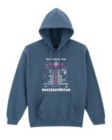 Bluza z kapturem na Dzień Matki Szefowa wszystkiego Niebieski indygo XL
