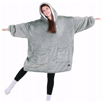 Bluza Z Kapturem Oversize Kocobluza Sherpa Miękka Ciepła Pluszowa 95Cm - Inna marka