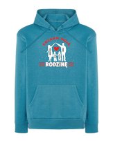 Bluza z kapturem Personalizowana Kocham Rodzinę Niebieska M