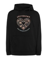 Bluza z kapturem Personalizowana Koło Gospodyń Wiejskich Kwiaty Czarny XL