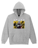 Bluza z kapturem Personalizowana Łowca Potworów Dwa Miecze Szara M