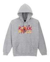 Bluza z kapturem Rock and Roll Płyta Szara XL