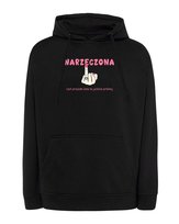 Bluza z kapturem Śmieszna Narzeczona Ślub Czarny XL