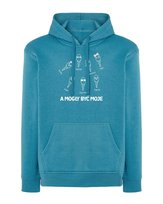 Bluza z kapturem Śmieszny Nadruk A mogły być moje Niebieska XL