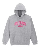 Bluza z kapturem Zamyślony 24/7 Overthinker Szara XXL