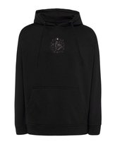 Bluza z kapturem Znak Zodiaku Koziorożec Minimalistyczny Styl Czarny L