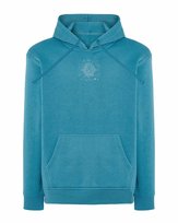 Bluza z kapturem Znak Zodiaku Lew Minimalistyczny Styl Niebieska M