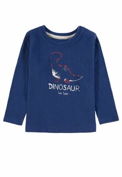 Bluzka chłopięca z długim rękawem, niebieska, dinozaur, Tom Tailor - Tom Tailor