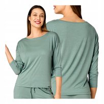 Bluzka damska koszulka merino XL rękaw 3 4 luźna modal wygodna Key Inna marka