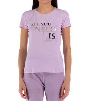 Bluzka damska Liu Jo All You Need is Love T-shirt-S - Liu Jo
