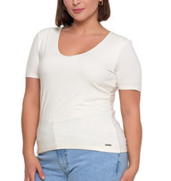 Bluzka damska wiskozowa Moraj BD1800-010 - biała M