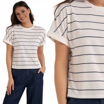 BLUZKA DAMSKA Z WISKOZY LUŹNY KRÓJ LEKKA WYGODNA ELEGANCKA MORAJ 3XL PATT 2