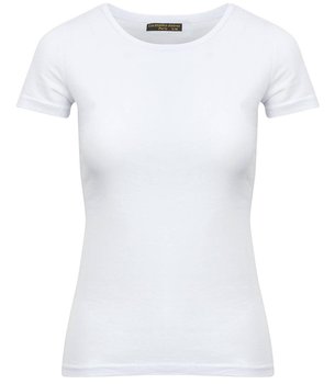 Bluzka koszulka t-shirt top bawełna klasyczna-L/XL - Agrafka