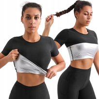 Bluzka Odchudzająca Termiczna Krótki Rękaw 3Xl