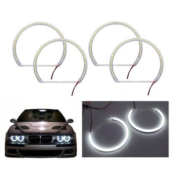 BMW E36 E38 E39 E46 ringi LED Angel Eye komplet zestaw na dwie lampy motoLEDy - motoLEDy