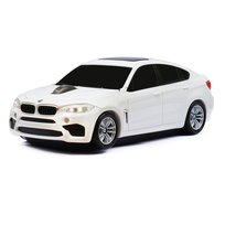 BMW X6M - biały - Landmice mysz bezprzewodowa samochód Landmice