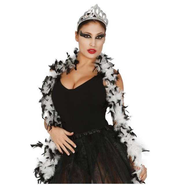 Фото - Карнавальний костюм Boa, Classic, biało-czarne, 180 cm