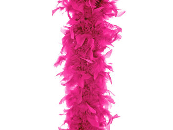 Boa, neonowy róż, 180 cm - PartyDeco