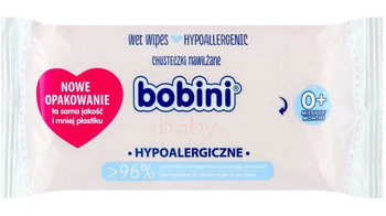 Bobini Baby, Chusteczki nawilżające z mleczkiem owsianym, 60 szt. - Bobini