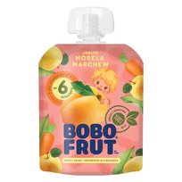 Bobo Frut Mus Jabłko Morela Marchewka, 90G