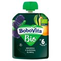 BoboVita, BIO Mus owocowy gruszka i suszona śliwka po 6. miesiącu, 80 g - BoboVita
