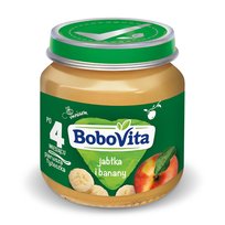 BoboVita Jabłka i banany po 4 miesiącu, 125 g