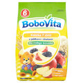 Bobovita, Kaszka 7 zbóż z jabłkami i śliwkami dla małego brzuszka, 180 g, 8m+ - BoboVita