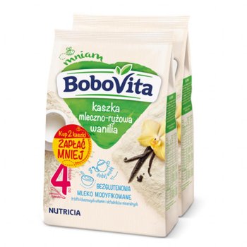 Bobovita kaszka mleczno-ryżowa wanilia  2 x 230g - BoboVita