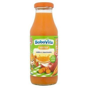 Bobovita, Nektar jabłko z marchewką, 300 ml, 4m+ - BoboVita