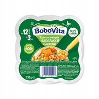 BoboVita Obiadek Kolorowe Warzywa z Kurczakiem i Batatami 12m+ 250g