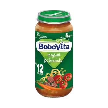 Bobovita, Obiadek, Spaghetti po bolońsku, 250 g, 12m+ - BoboVita