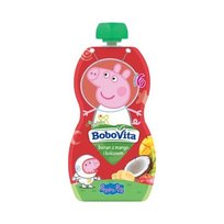 BOBOVITA Peppa Pig banan z mango i musem kokosowym, 100g