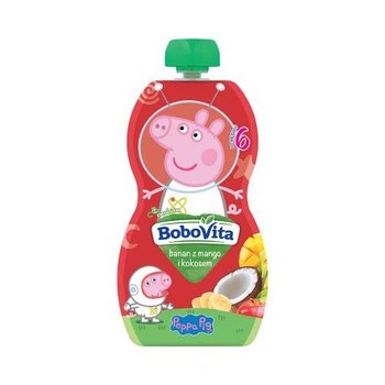 BOBOVITA Peppa Pig banan z mango i musem kokosowym, 100g - BoboVita
