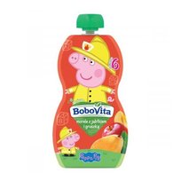 BOBOVITA Peppa Pig Mus Morela, jabłko, gruszka, 100g