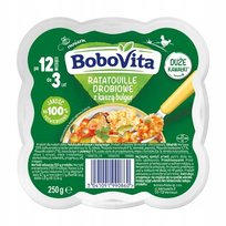 BoboVita Ratatouille drobiowe z kaszą bulgur dla dzieci po 12 miesiącu 250g