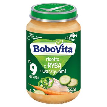 BoboVita, Risotto z rybą i warzywami obiadek po 9. miesiącu 190 g - BoboVita