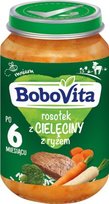 BoboVita Rosołek z cielęciny z ryżem po 6 miesiącu, 190 g