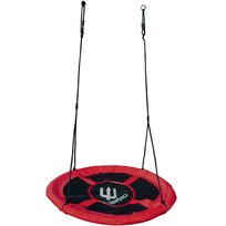 Bocianie gniazdo, huśtawka ogrodowa, ENERO, czerwona, 110 cm